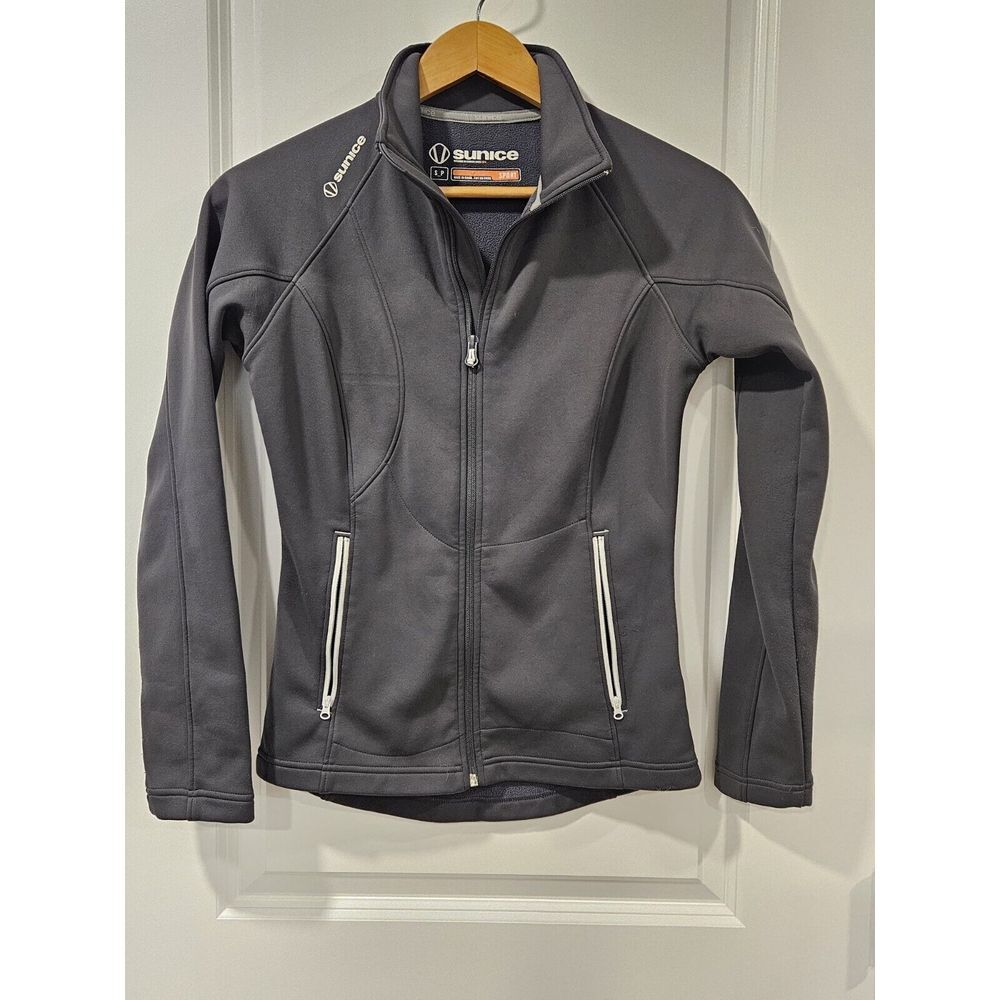 Sunice Women's Golf Performance Full Zip Jacket‎ Size Small Gray
